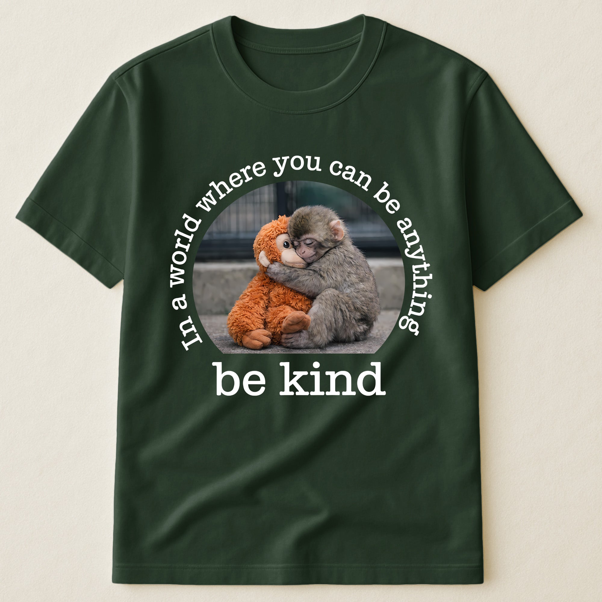 Baby Punch Monkey - Be Kind, Punch The Abandoned Baby Monkey Gift For Animal Lover - Shirt