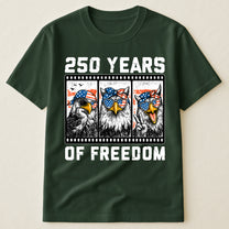 Funny Eagel 250 Years Happy -  Shirt
