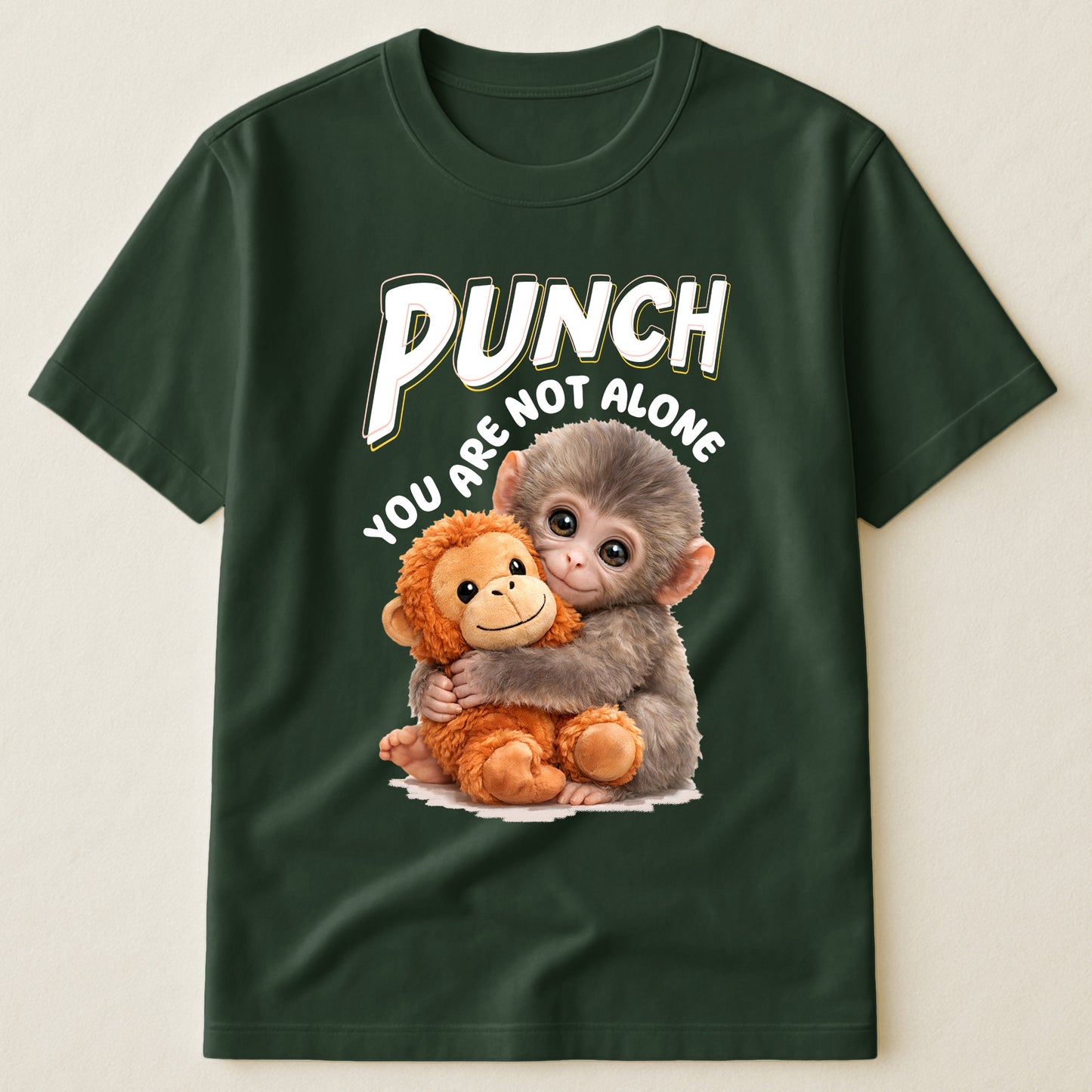 Punch You Are Not Alone - Team Punch, Punch Support, Animal Lovers - Shirt