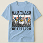 Funny Eagel 250 Years Happy -  Shirt