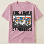 Funny Eagel 250 Years Happy -  Shirt