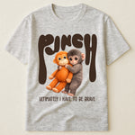 Team Punch Ultimately I Have To Be Brave - Punch Monkey Lovers, Animal Support, Peace Lovers - Shirt