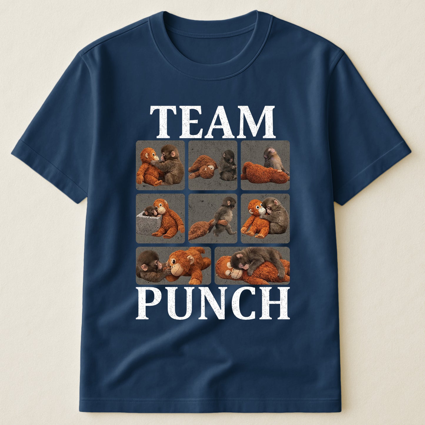 Team Punch - Punch Monkey Lovers, Animal Support, Peace Lovers - Shirt