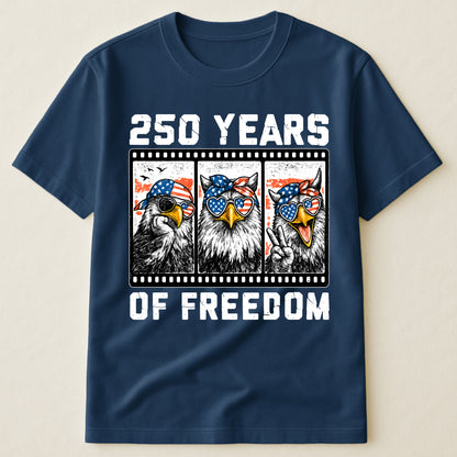 Funny Eagel 250 Years Happy -  Shirt
