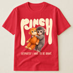 Team Punch Ultimately I Have To Be Brave - Punch Monkey Lovers, Animal Support, Peace Lovers - Shirt