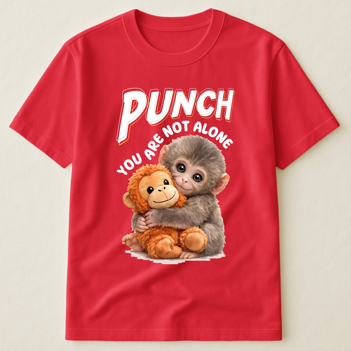 Punch You Are Not Alone - Team Punch, Punch Support, Animal Lovers - Shirt