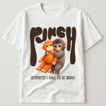 Team Punch Ultimately I Have To Be Brave - Punch Monkey Lovers, Animal Support, Peace Lovers - Shirt