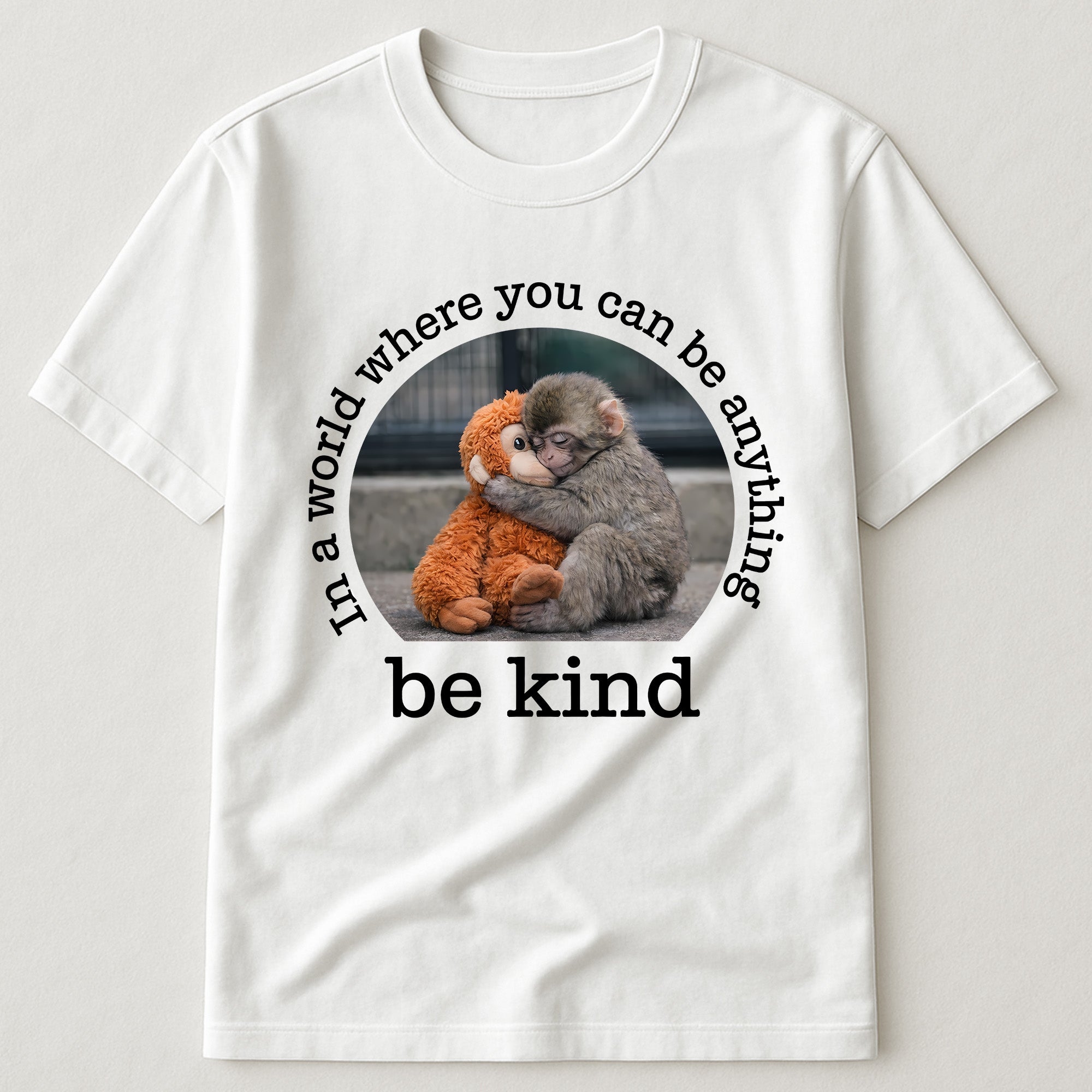 Baby Punch Monkey - Be Kind, Punch The Abandoned Baby Monkey Gift For Animal Lover - Shirt
