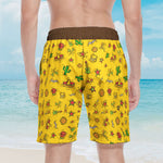 Taco Emergency Call 9-Juan-Juan Mexican Gift For Him - Personalized Men's Beach Shorts