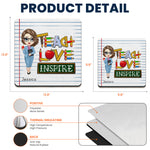 Teach Love Inspire - Custom Shape Mouse Pad