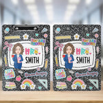 Teacher Back To School Gift Composition Book Design - Personalized Acrylic Clipboard