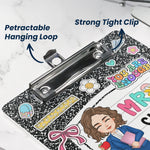 Teacher Back To School Gift Composition Book Design - Personalized Acrylic Clipboard