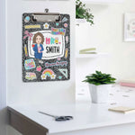Teacher Back To School Gift Composition Book Design - Personalized Acrylic Clipboard