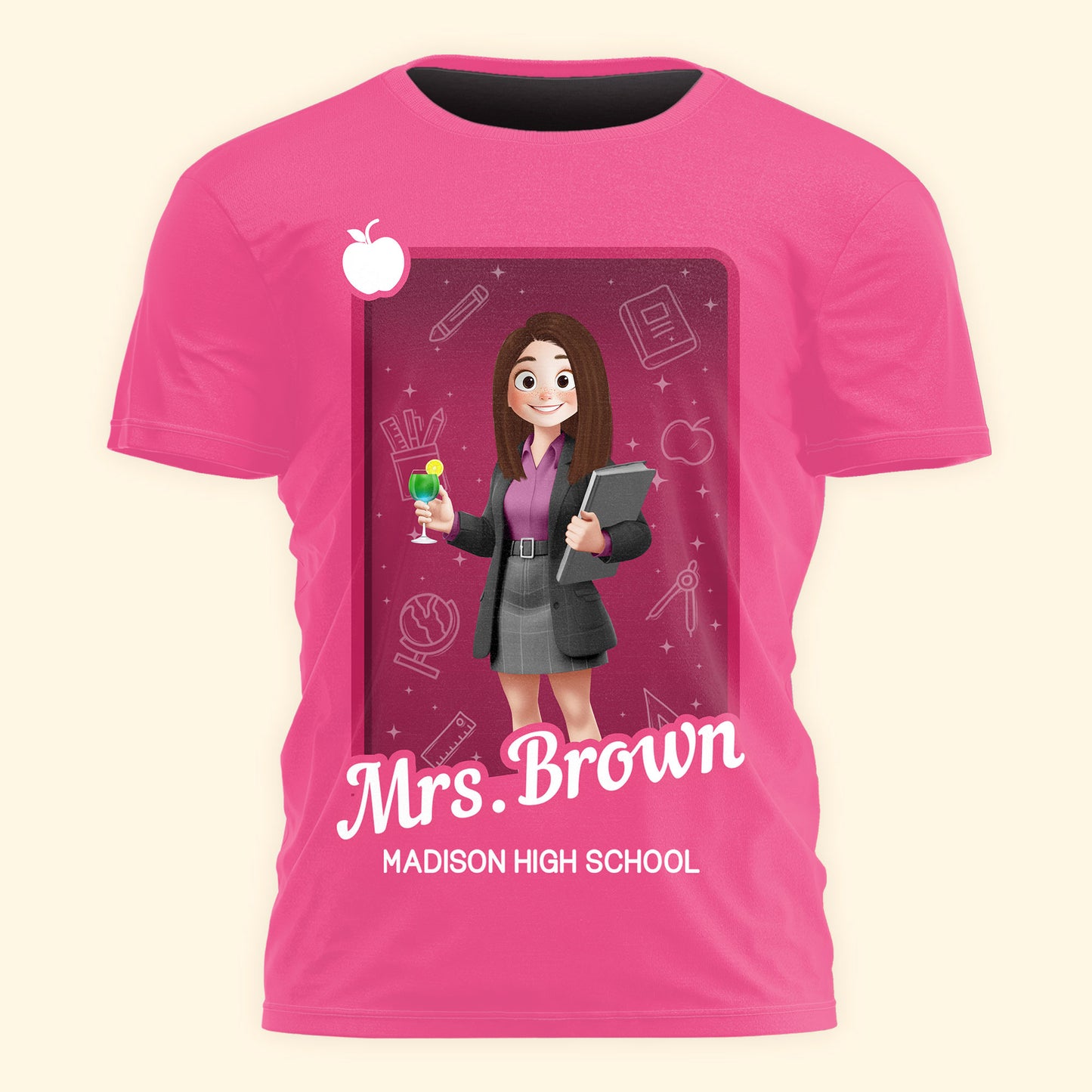 Teacher Cartoon Toy Box - Personalized Shirt