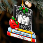 Teacher Composition Book Thank You Appreciation Gift - Personalized Ornament