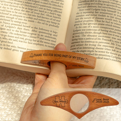 Teacher Custom Gift - Important Part Of My Story - Personalized Book Page Holder