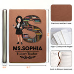 Teacher Custom Initial Name Thank You Gift - Personalized Journal