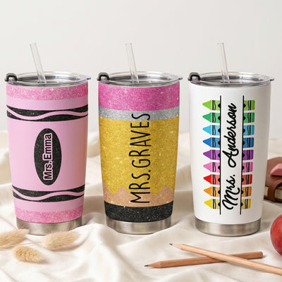 Teacher Custom Name Appreciation End Of Year Gift - Personalized Tumbler