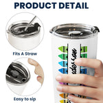 Teacher Custom Name Appreciation End Of Year Gift - Personalized Tumbler
