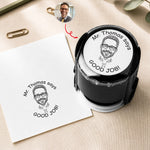 Teacher Face Good Job - Personalized Stamp