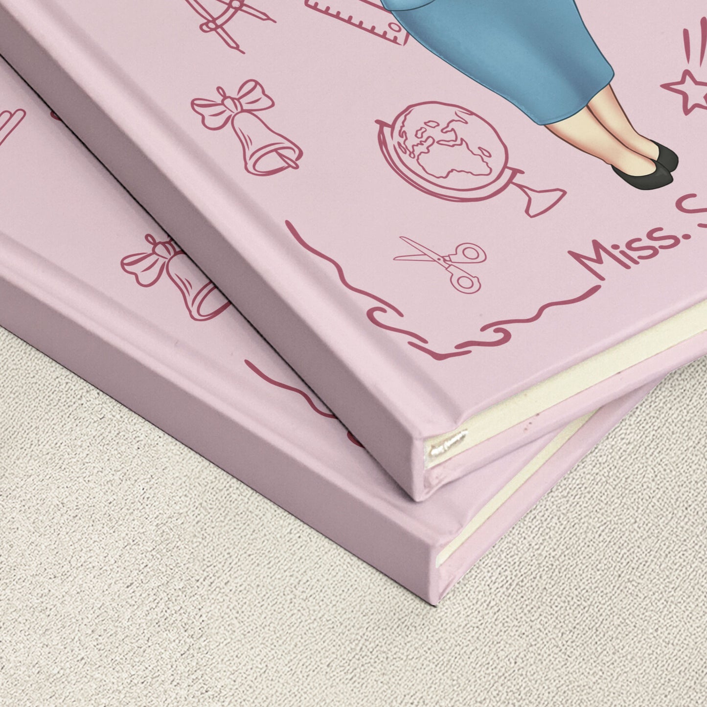 Teacher Gift - Funny Things My Students Say And Do - Personalized Hardcover Journal