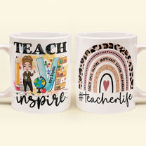 Teacher Life  - Personalized Mug - Birthday Gift For Teachers 