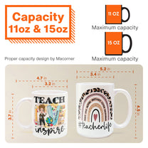 Teacher Life  - Personalized Mug - Birthday Gift For Teachers 