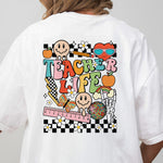 Teacher Life Is Full Of Good Vibes - Personalized Shirt