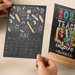 Teacher Life - Personalized Easel Calendar