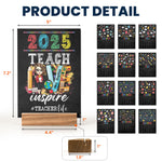 Teacher Life - Personalized Easel Calendar