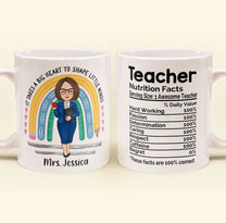 Teacher Nutrition Facts - Personalized Mug