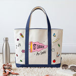 Teacher Pennant Flag - Personalized Tote Bag