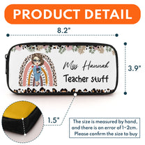 Teacher Stuff - Personalized Pencil Case