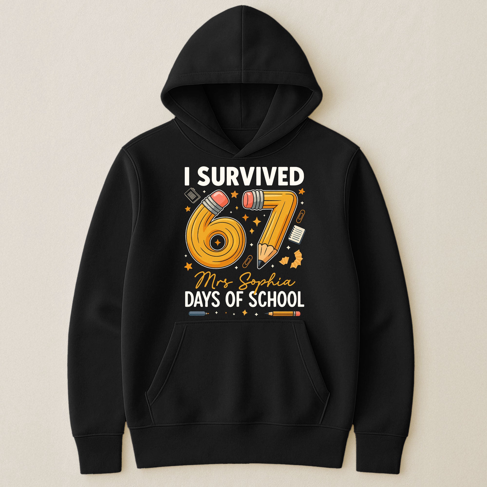 Teacher Survived 67 Days Of School - Personalized Shirt