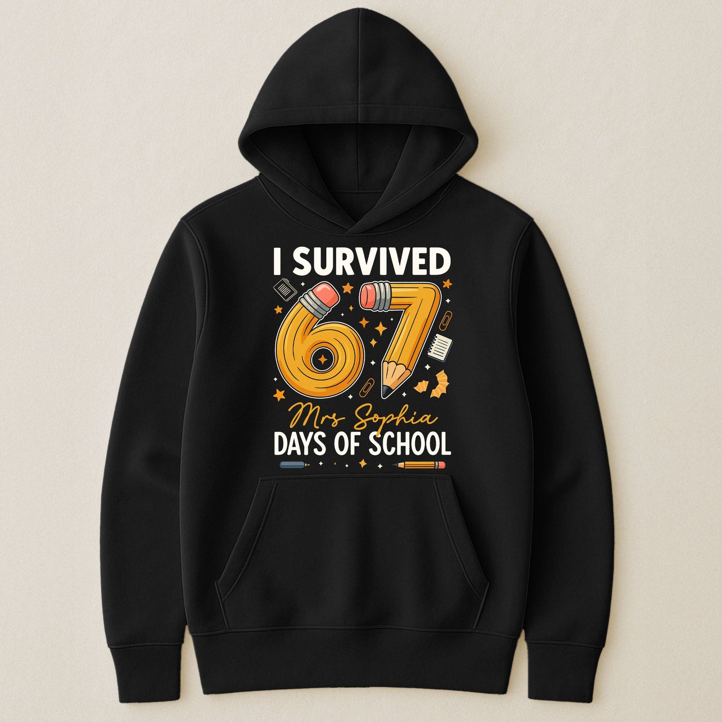 Teacher Survived 67 Days Of School - Personalized Shirt