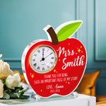 Teacher Thank You Gift Important Piece Of My Story - Personalized Acrylic Desk Clock