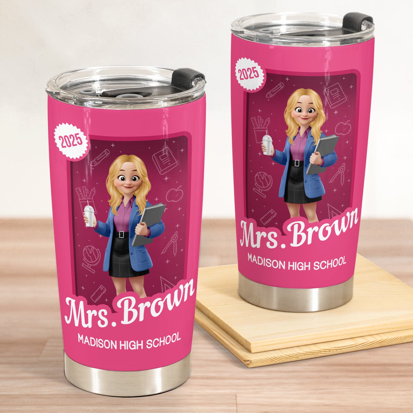Teacher Toy Box - Teacher Personalized Gift - Personalized Tumbler Cup