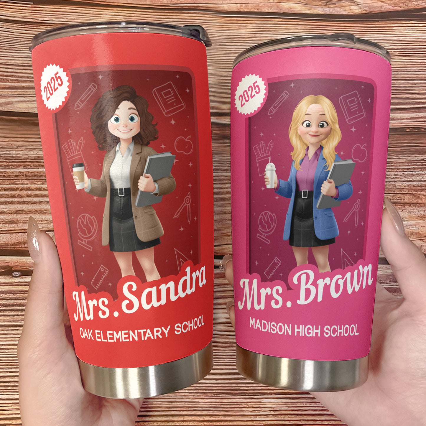 Teacher Toy Box - Teacher Personalized Gift - Personalized Tumbler Cup