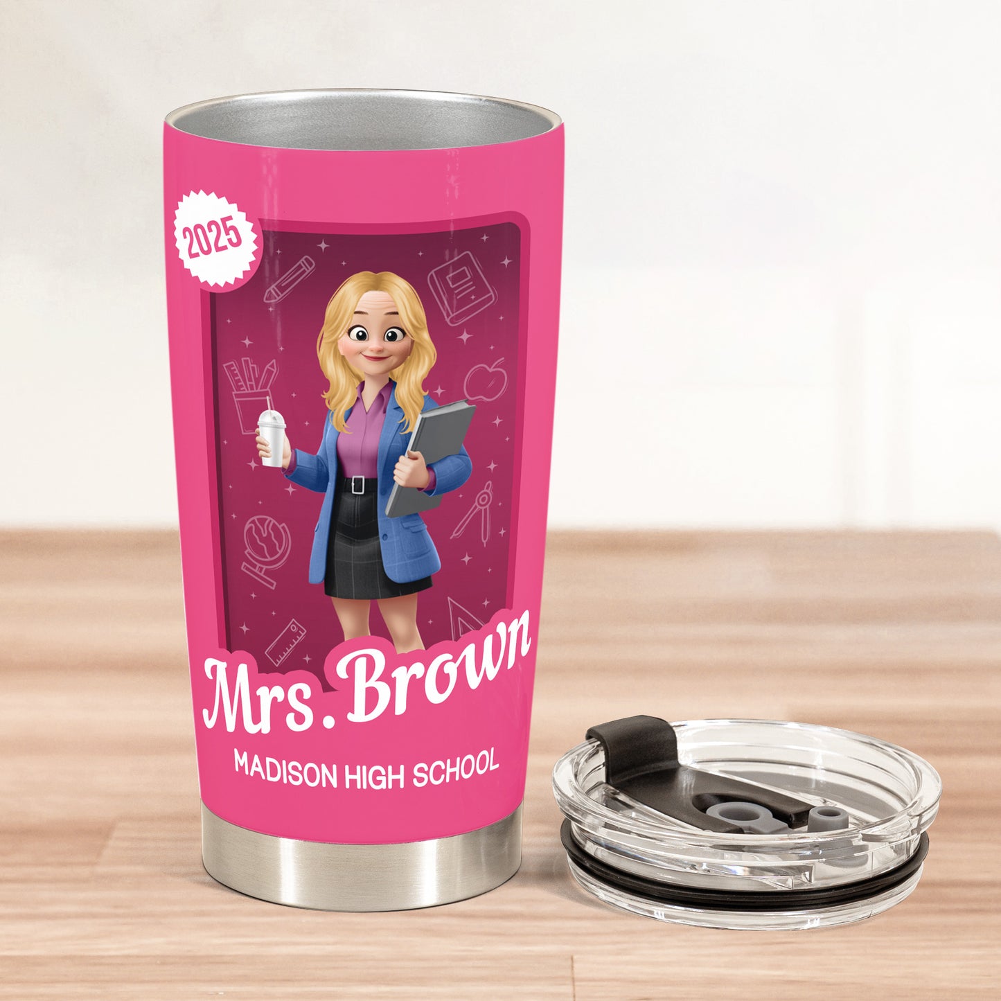 Teacher Toy Box - Teacher Personalized Gift - Personalized Tumbler Cup