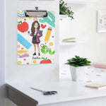 Teacher Back To School Gift Boho Flower Custom - Personalized Acrylic Clipboard