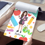 Teacher Back To School Gift Boho Flower Custom - Personalized Acrylic Clipboard