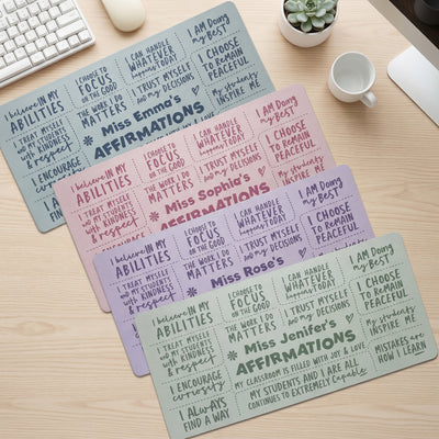 Teacher Affirmation - Personalized Desk Mat