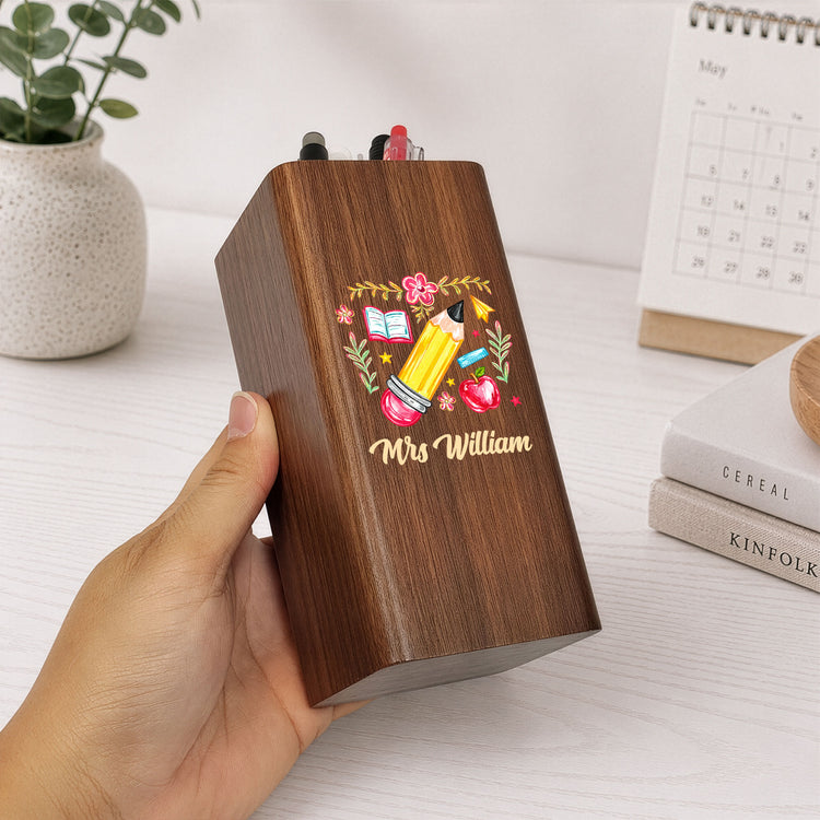 Teacher-Appreciation-Gift-Personalized-Pen-Holder-With-Clock-3