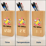 Teacher-Appreciation-Gift-Personalized-Pen-Holder-With-Clock-4