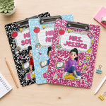 Teacher-Cartoon-Composition-Book-Personalized-Clipboard-1