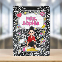 Teacher-Cartoon-Composition-Book-Personalized-Clipboard-2