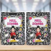 Teacher-Cartoon-Composition-Book-Personalized-Clipboard-7