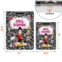 Teacher-Cartoon-Composition-Book-Personalized-Clipboard-8