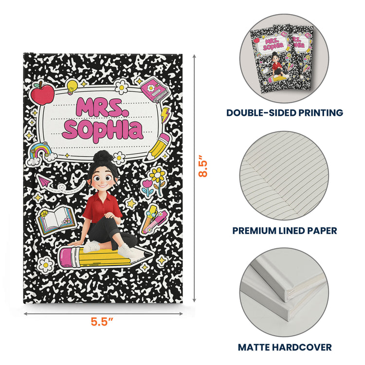 Teacher-Cartoon-Composition-Book-Personalized-Journal-7