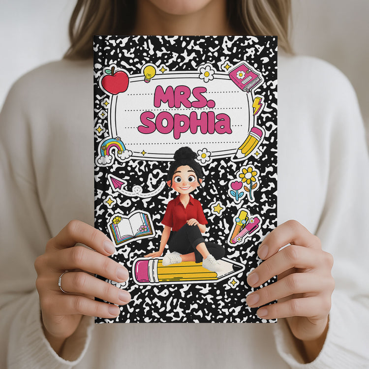 Teacher-Cartoon-Composition-Book-Personalized-Journal-8
